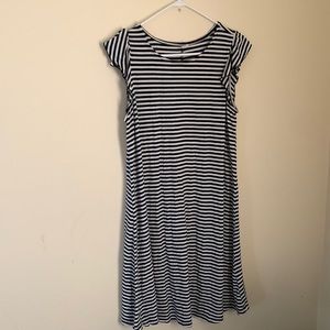 Stripped Sleeveless Dress